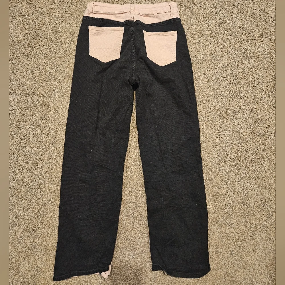 High waisted patchwork jeans by Amazon - Picture 3 of 4